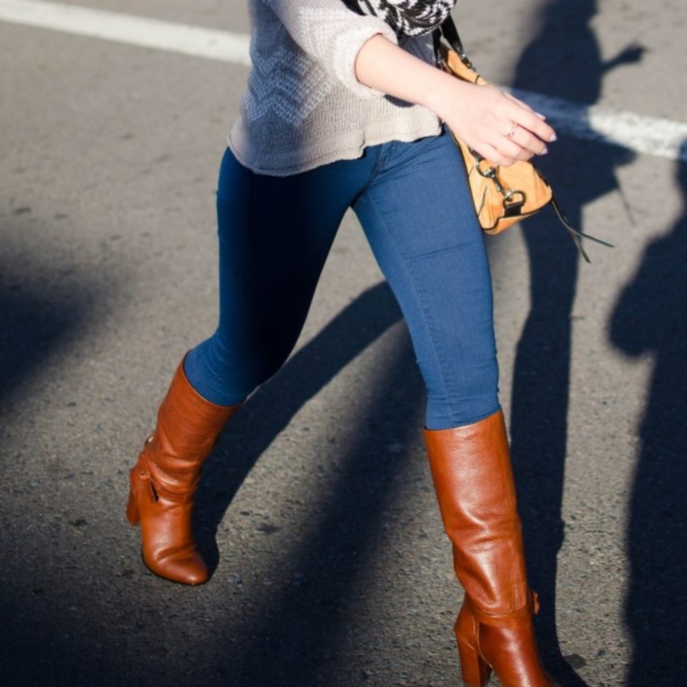 Kate Spade New York Mandie Boots Brown Knee High 7 - Picture 5 of 16